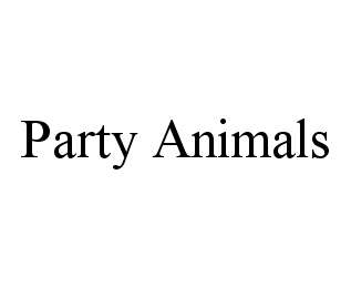 Trademark Logo PARTY ANIMALS