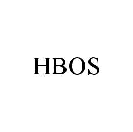Trademark Logo HBOS
