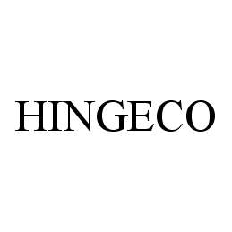 Trademark Logo HINGECO