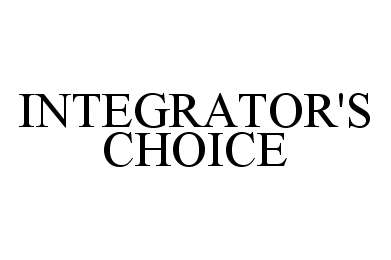  INTEGRATOR'S CHOICE