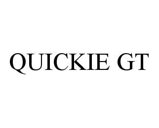 Trademark Logo QUICKIE GT