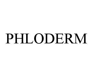 Trademark Logo PHLODERM