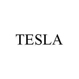 Trademark Logo TESLA