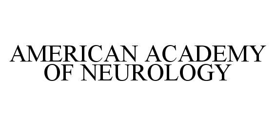  AMERICAN ACADEMY OF NEUROLOGY