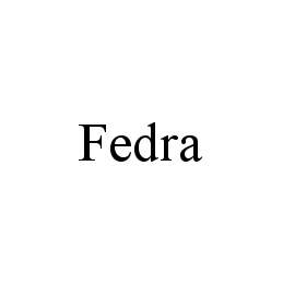 Trademark Logo FEDRA