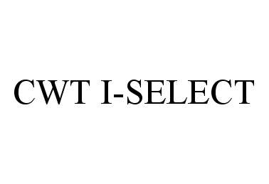 Trademark Logo CWT I-SELECT