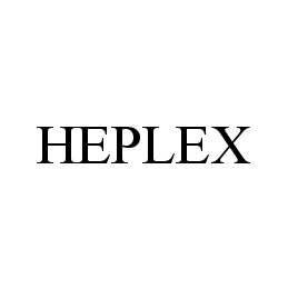 Trademark Logo HEPLEX