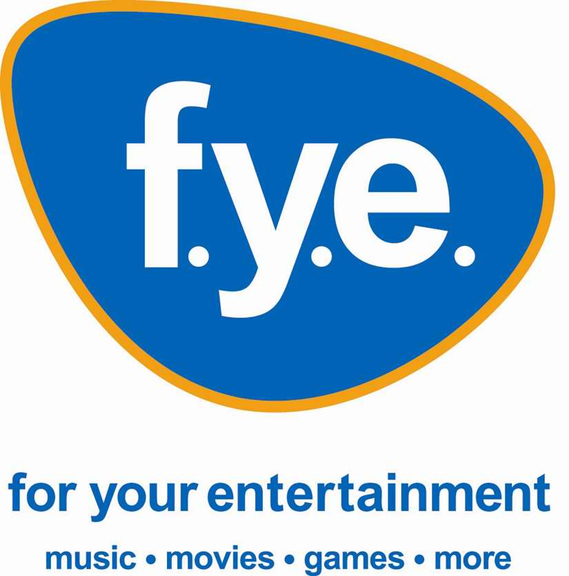  F.Y.E. FOR YOUR ENTERTAINMENT MUSIC MOVIES GAMES MORE