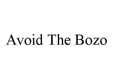 AVOID THE BOZO