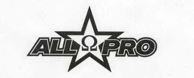 Trademark Logo ALL PRO