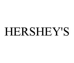 Trademark Logo HERSHEY'S