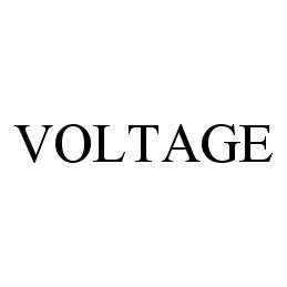 Trademark Logo VOLTAGE