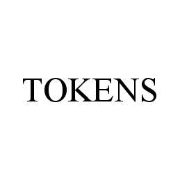 Trademark Logo TOKENS