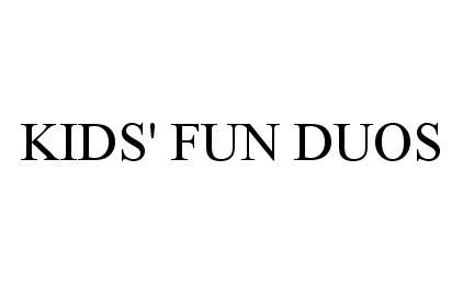  KIDS' FUN DUOS