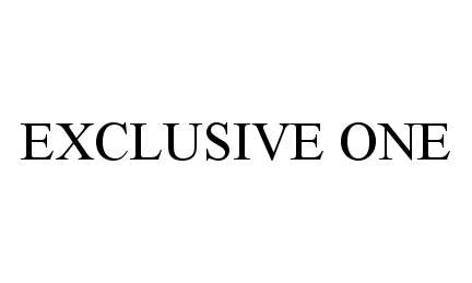 Trademark Logo EXCLUSIVE ONE