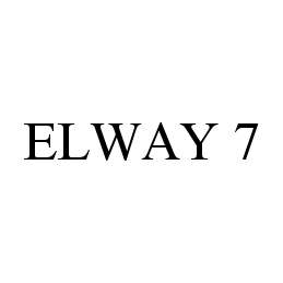  ELWAY 7