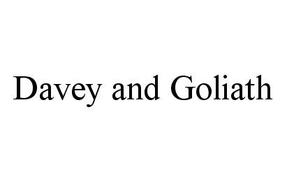Trademark Logo DAVEY AND GOLIATH