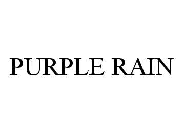 Trademark Logo PURPLE RAIN