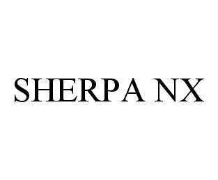 Trademark Logo SHERPA NX