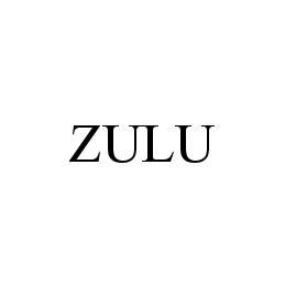 Trademark Logo ZULU