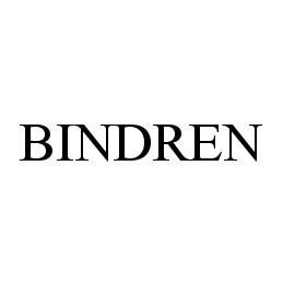 Trademark Logo BINDREN