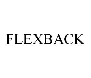 Trademark Logo FLEXBACK