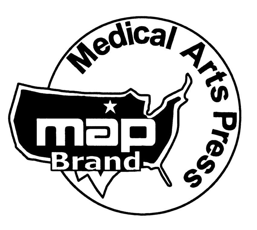 Trademark Logo MEDICAL ARTS PRESS MAP BRAND