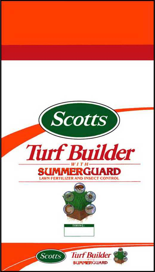  SCOTTS TURF BUILDER WITH SUMMERGUARD LAWN FERTILIZER AND INSECT CONTROL