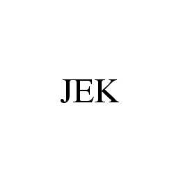 Trademark Logo JEK
