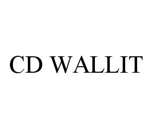 Trademark Logo CD WALLIT