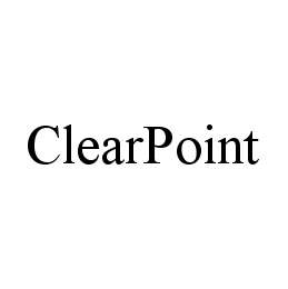 Trademark Logo CLEARPOINT
