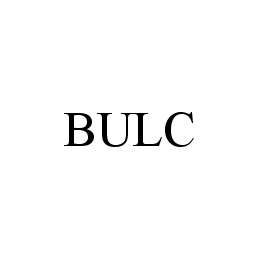 Trademark Logo BULC