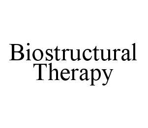Trademark Logo BIOSTRUCTURAL THERAPY