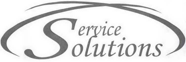 Trademark Logo SERVICE SOLUTIONS