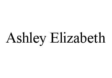 Trademark Logo ASHLEY ELIZABETH
