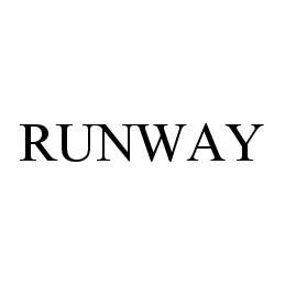 Trademark Logo RUNWAY