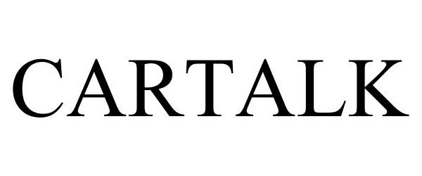 Trademark Logo CARTALK