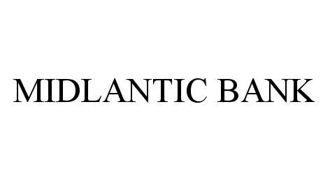 Trademark Logo MIDLANTIC BANK