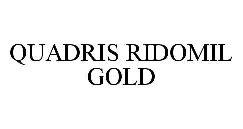  QUADRIS RIDOMIL GOLD