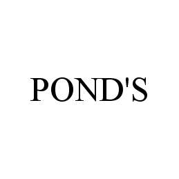  POND'S