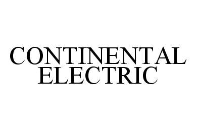  CONTINENTAL ELECTRIC