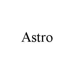 Trademark Logo ASTRO