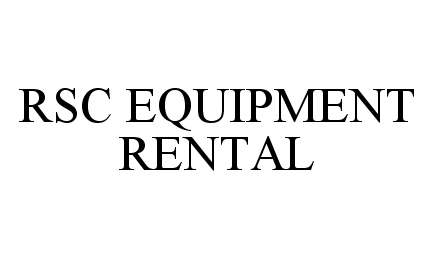 Trademark Logo RSC EQUIPMENT RENTAL