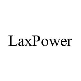 Trademark Logo LAXPOWER