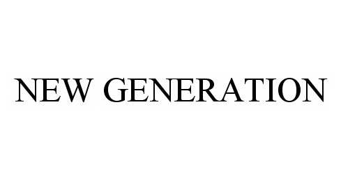 Trademark Logo NEW GENERATION
