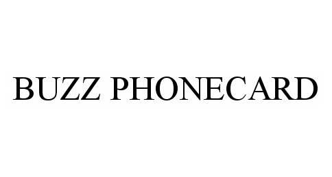  BUZZ PHONECARD