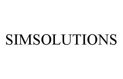  SIMSOLUTIONS