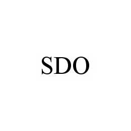 Trademark Logo SDO