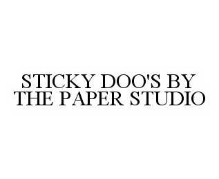  STICKY DOO'S BY THE PAPER STUDIO