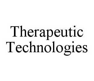 Trademark Logo THERAPEUTIC TECHNOLOGIES